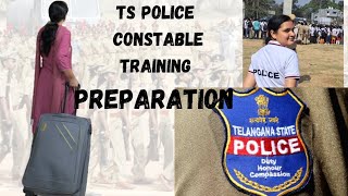 TS Police Constable training preparation tslprb whatsinmybag mypreparation [upl. by Adlee]