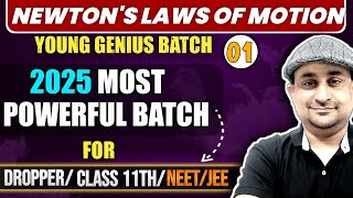 Master NEWTONS LAWS OF MOTION PART 1🤯  Class 11  JEE NEET jhasir [upl. by Yalahs]