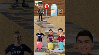 Wer hat Chips im Koffer🍟😱 Ronaldo Lehmann Messi Mr Beast [upl. by Nylinnej]