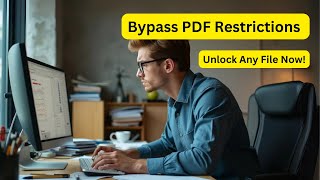 Bypass PDF Restrictions Unlock Any File Now [upl. by Aushoj]