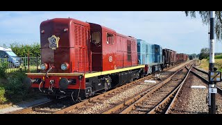 Beekbergen 792024  Dieselloks 2359 und 2412 manövrieren [upl. by Ahsyad]