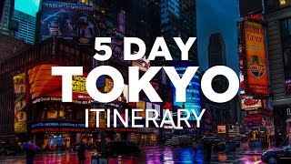 Tokyo FiveDay Itinerary  Your Perfect Travel Guide For a 5 Day Trip [upl. by Nanyk]