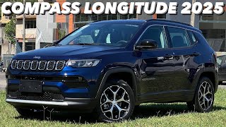 Jeep Compass Longitude 2025  Agora mais completo e seguro 4K [upl. by Burkhart]