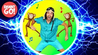 The Monkey Dance ⚡️HYPERSPEED REMIX⚡️ Danny Go Songs for Kids [upl. by Ralston]