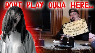 WE PLAYED THE OUIJA BOARD AT THE HAUNTED WILSON CASTLE [upl. by Ena]