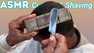 ASMR Fast Hair Cutting amp Shaving With Barber Old SHAMS ASMR [upl. by Hadwin]