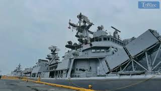 3 INDIAN NAVY SHIPS ARRIVE IN MANILA [upl. by Batchelor]