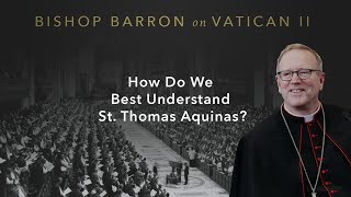 How Do We Best Understand St Thomas Aquinas — Bishop Barron on Vatican II [upl. by Ilecara269]