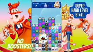 Candy Crush Saga Level 6174  No Boosters [upl. by Tullus]