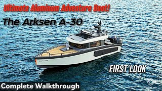 Exclusive Unveiling the Arksen A30 Exploration Boat [upl. by Haorbed]