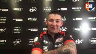 Nathan Aspinall on draw with MVG quotWe were told to tone it down but darts is all about adrenalinequot [upl. by Rosy]