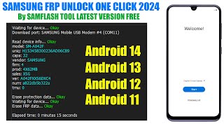 Samsung FRP Bypass Android 141312 BY New Tool ONE Click Remove FRP Fixed ADB Fail [upl. by Ellora]