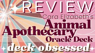 Review Animal Apothecary Oracle Cool Colorful Cards Powerful Spiritual Messages Cara Elizabeth [upl. by Leontyne]