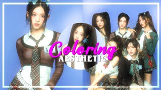 coloring aesthetic prequel editing tutorial [upl. by Vick]