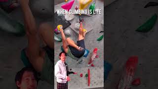 CLIMBING IS LIFE Crazy V8 😳 climbing bouldering shorts [upl. by Gerome]