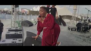 Maxy KhoiSan  Live Band Music Performance Makgadikgadi Epic festival 2023 Sowa Town [upl. by Kelbee319]