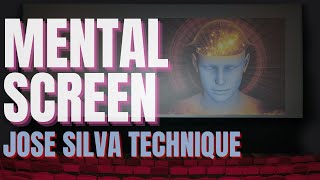 Mental Screen Technique  Jose Silva Visualization Exercise 👀 [upl. by Slayton35]