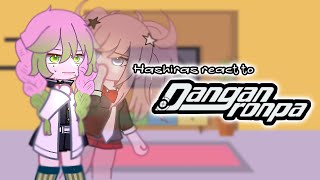 quotHashiras react to Danganronpaquot part 1 kny drv  SHORT   read desc spoilers [upl. by Elonore473]