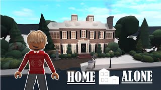 HOME ALONE in ROBLOX BLOXBURG [upl. by Anirrehs568]