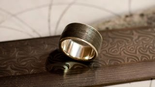 Forging a Damascus Ring [upl. by Schroer]