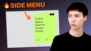 Rebuild an Awwwards Side Menu with Framer Motion and Nextjs [upl. by Elyak400]