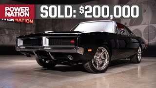 Hellcat 69 Charger Restomod Sold For 200000  How We Did It [upl. by Atinuahs]