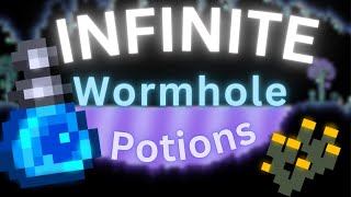 The BEST Method of Obtaining INFINITE WORMHOLES In Terraria 500 [upl. by Britte]