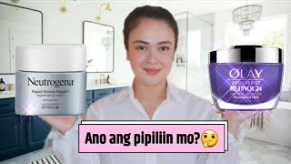 Olay Regenerist Retinol 24 vs Neutrogena Rapid Wrinkle Repair Ano ang bagay sa skin type mo🤔 [upl. by Amees]