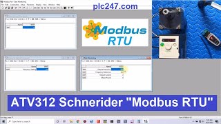 ATV312 Schneider quotModbus RTUquot via Modbus Poll [upl. by Rosetta]