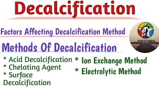 Decalcification in Hindi ll Histopathology ll [upl. by Carlita]