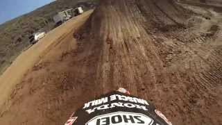 GoPro HD Justin Barcia  2014 Monster Energy Supercross Training Lap [upl. by Marilee]