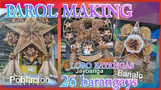 PAROL making Contest in LOBO 26 brgy [upl. by Cleopatre]