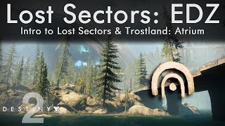 Destiny 2  Lost Sectors Intro amp EDZ 1  Trostland Atrium [upl. by Annoya]