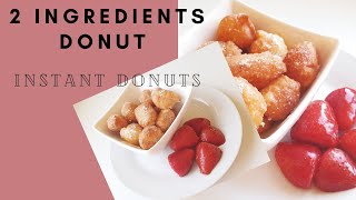 2 INGREDIENT DONUTS INSTANT DONUTS I tried Emmas Goodies Easy Donut Recipe [upl. by Lillian36]