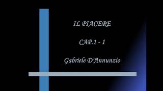 IL PIACERE 1  1  Gabriele DAnnunzio [upl. by Meris409]