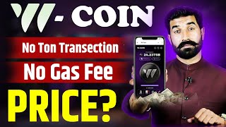 W Coin No Ton Transection No Gas Fee  W coin Airdrop  W Coin Listing Date  Crypto News Albarizon [upl. by Attenej]