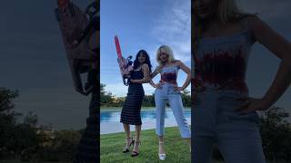 Jenna Ortega and Sabrina Carpenter Team Up for a Viral TikTok Dance Challenge [upl. by Liag]