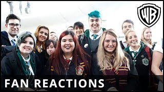 Fantastic Beasts The Crimes of Grindelwald – Back To Hogwarts Fan Reactions – Warner Bros UK [upl. by Cassandra]