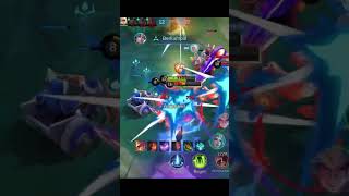 Top Global Fanny Tripel Kill mobilelegends mlbb shorts [upl. by Annaed]