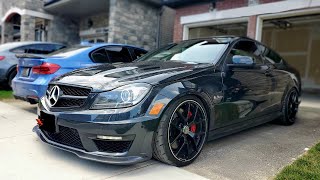 TUNED My 62L C63 AMG  Can It Beat A W205 C63S COUPE NOW [upl. by Thilda]