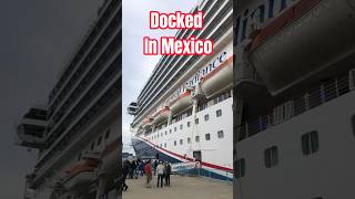 Carnival CRUISE Ship Docked IN Mexico ensenada cruiseship travel mexico [upl. by Dorcy458]