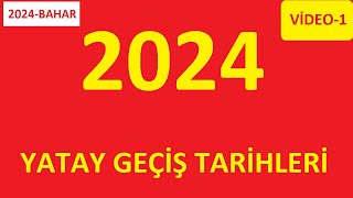 2024 YATAY GEÇİŞ TARİHLERİ 2024 BAHAR DÖNEMİ GEÇİŞ TARİHLERİ YATAY GEÇİŞ GEÇİŞLER NE ZAMAN [upl. by Torey]