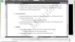 LabMinutes RS0063  Cisco BGP Path Selection Part 4 [upl. by Idnam]