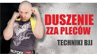 Techniki BJJ Duszenie zza pleców  Rear Naked Choke Strefa Sztuk Walki [upl. by Whitelaw]