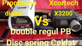 Prochrono digital vs Xcortech x3200  unit BR 25m LV double regulator PB disc spring coklat [upl. by Argus50]