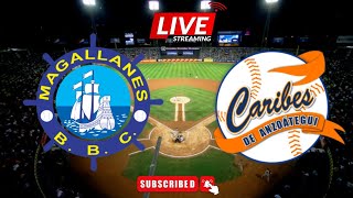 Magallanes vs Caribes de Anzoátegui en vivo Venezuela LVBP [upl. by Yggep]