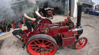 Vlog 6  Burrell DCC 6quot Gold Medal Tractor in Steam at Berrybrooks in Exminster Did we buy it [upl. by Blen]