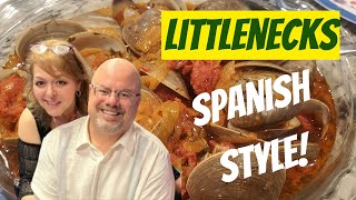 Littlenecks Spanish Style Great Appetizer or Main Dish [upl. by Aroved765]