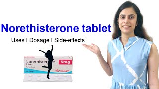 Norethisterone tablet uses in Hindi  ip 5mg Period delay tablet  Consumer review [upl. by Chui944]