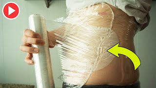 How To Make Ginger Wraps To Burn Belly Fat Overnight  Plastic Wrap For Belly Fat [upl. by Lancelle835]